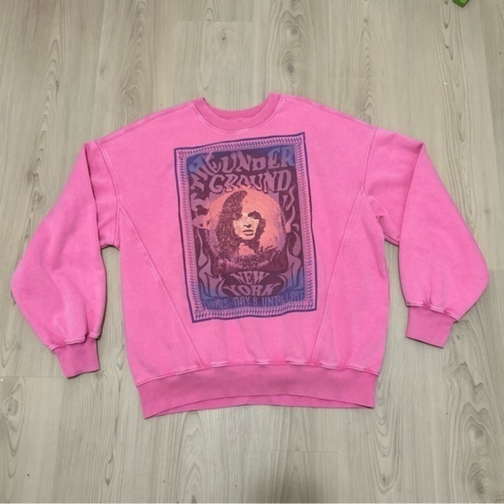 Arizona rock band oversized pink sweatshirt
